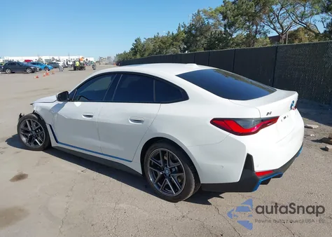 2024 BMW I4 Gran Coupe Edrive40 z USA, uszkodzony, nr VIN WBY73AW04RFS36100